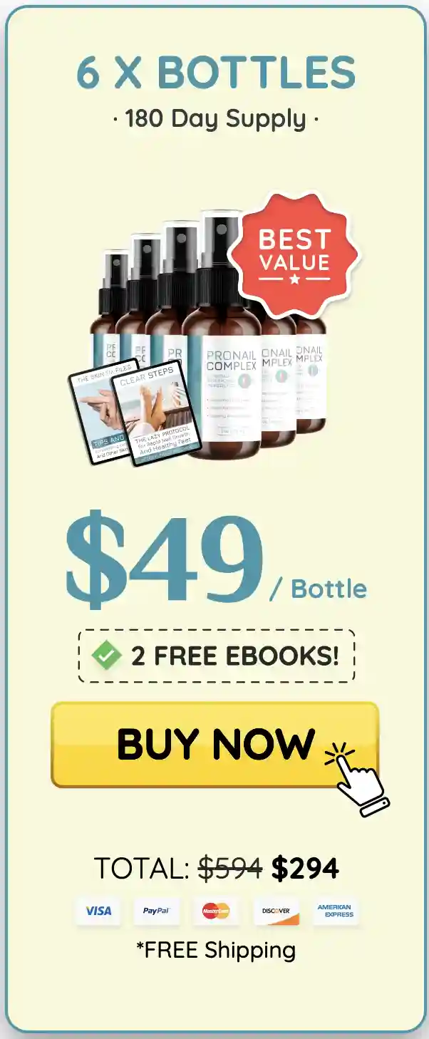 Six Bottle ProNail Complex at $49