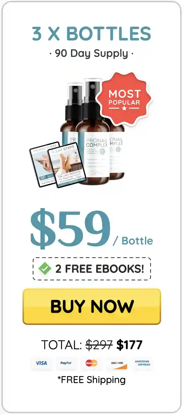 Three Bottle ProNail Complex at $59